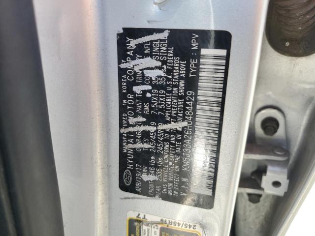 2017 HYUNDAI TUCSON LIM - KM8J33A26HU484429