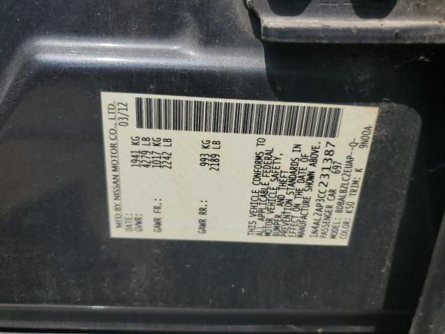 2012 NISSAN ALTIMA BAS - 1N4AL2AP3CC231387