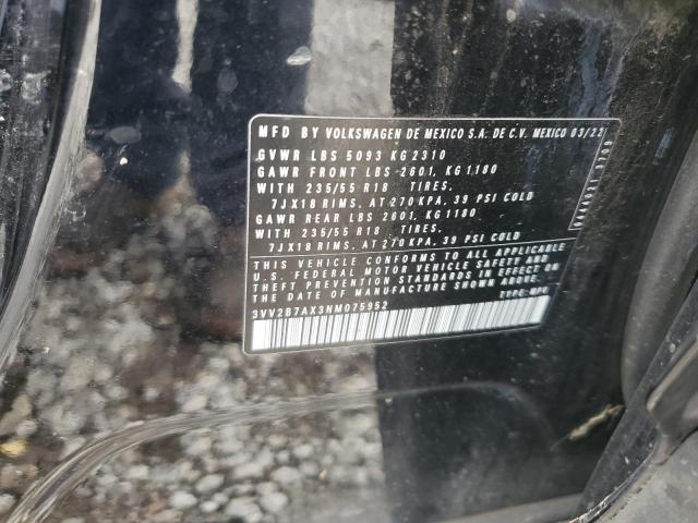 2022 VOLKSWAGEN TIGUAN SE - 3VV2B7AX3NM075952