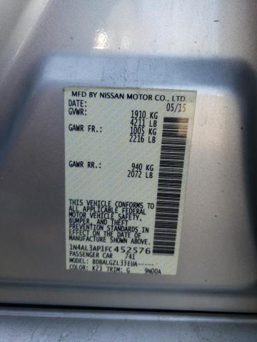 2015 NISSAN ALTIMA 2.5 - 1N4AL3AP1FC452576