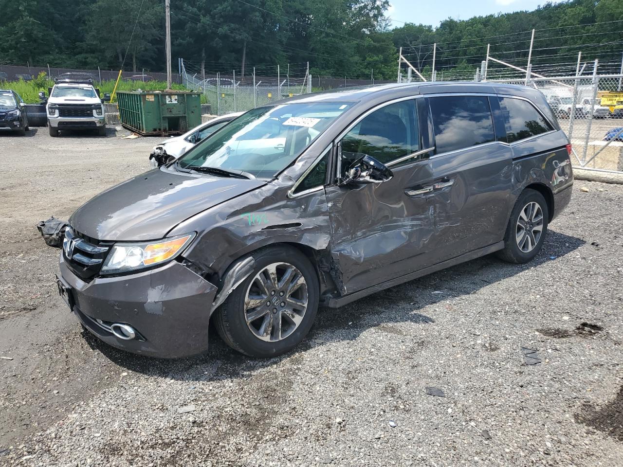 Lot #3285819894 2017 HONDA ODYSSEY TO