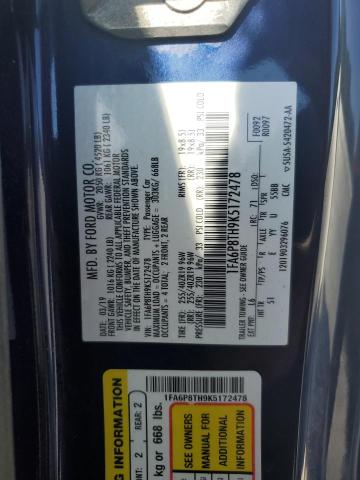 2019 FORD MUSTANG 1FA6P8TH9K5172478