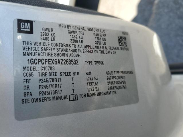 2010 CHEVROLET SILVERADO - 1GCPCPEX6AZ263532