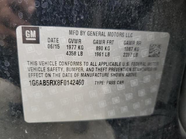 2015 CADILLAC ATS LUXURY 1G6AB5RX8F0142460