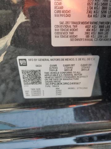 2024 GMC SIERRA K1500 ELEVATION-L 3GTPUJEK3RG349567