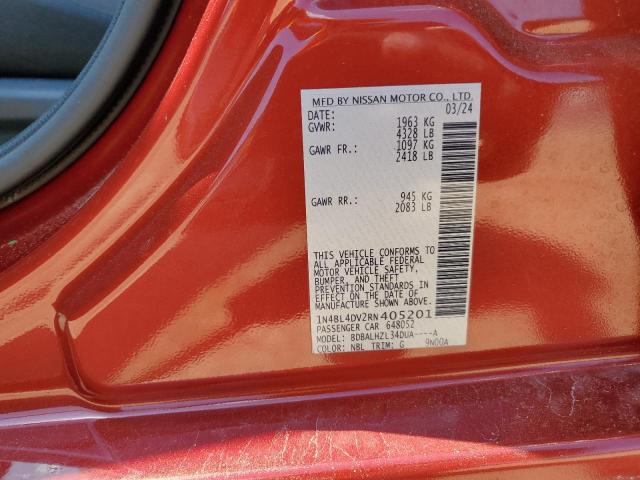 2024 NISSAN ALTIMA SV 1N4BL4DV2RN405201