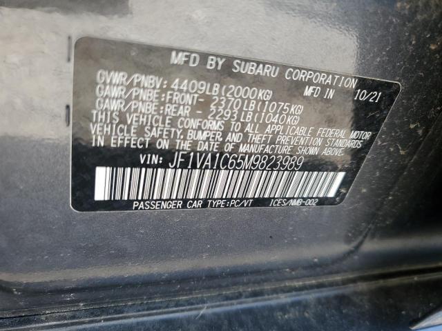 2021 SUBARU WRX PREMIU JF1VA1C65M9823989