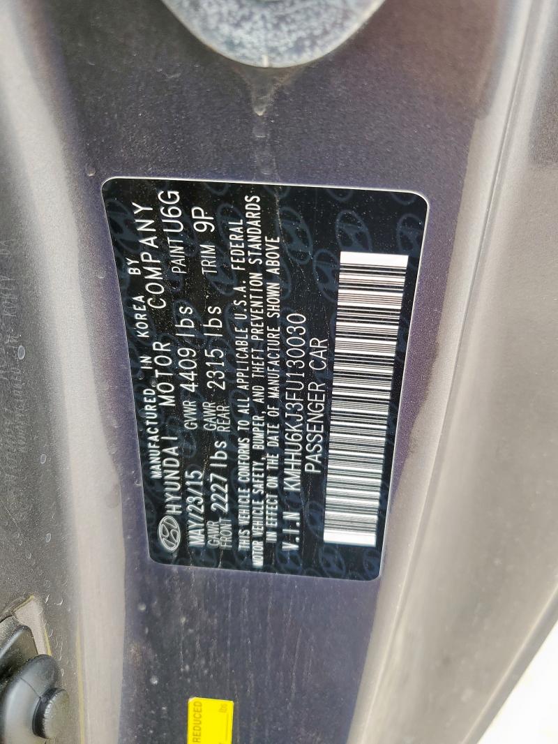 2015 HYUNDAI GENESIS CO KMHHU6KJ3FU130030