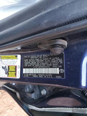 2021 TOYOTA CAMRY SE 4T1G11AK5MU563220