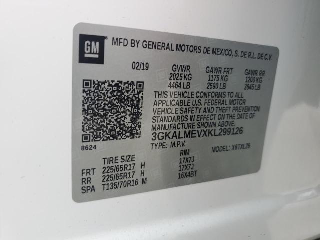 2019 GMC TERRAIN SL 3GKALMEVXKL299126