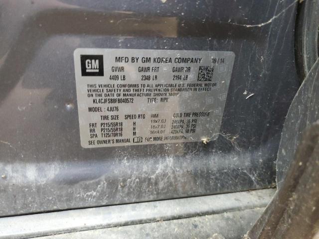 2015 BUICK ENCORE CON KL4CJFSB8FB040572