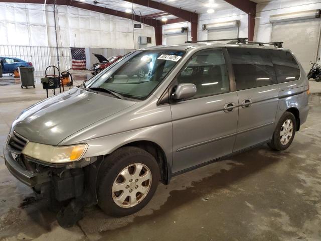 HONDA ODYSSEY EX 2002 gray  gas 2HKRL18932H553691 photo #1
