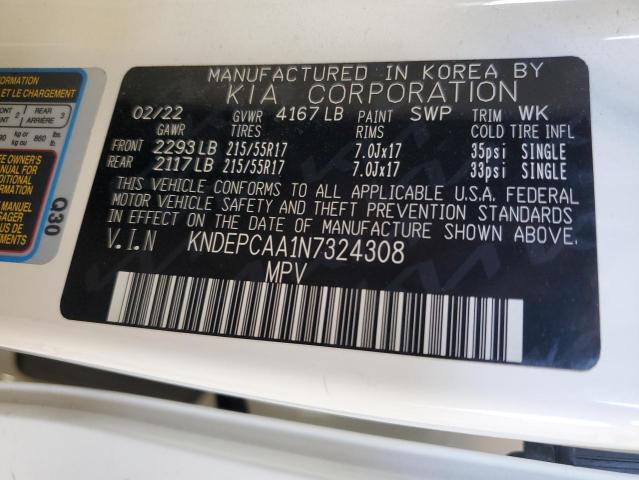 2022 KIA SELTOS LX - KNDEPCAA1N7324308