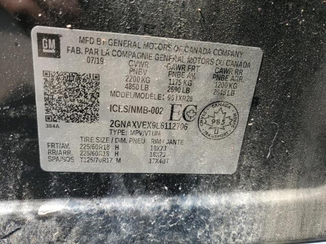 2020 CHEVROLET EQUINOX LT 2GNAXVEX9L6112706