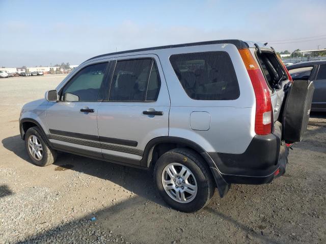 HONDA CR-V EX 2004 silver 4dr spor gas JHLRD77854C003130 photo #3
