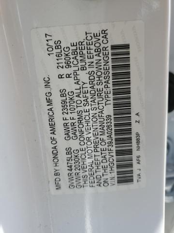 2018 HONDA ACCORD SPO 1HGCV1F39JA026339