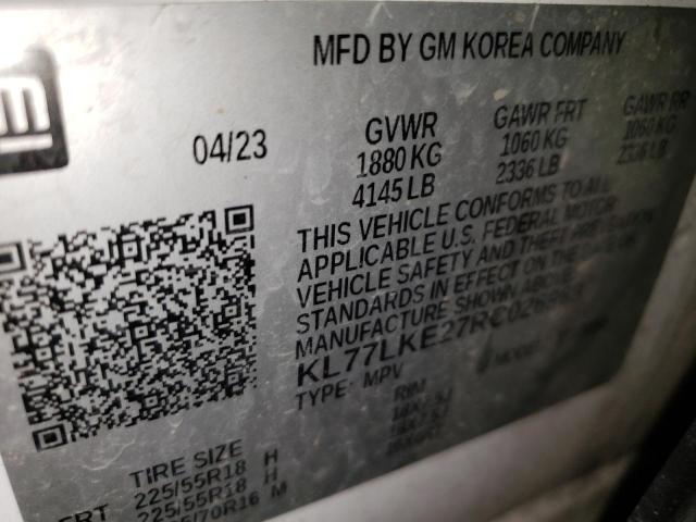 2024 CHEVROLET TRAX ACTIV KL77LKE27RC026969