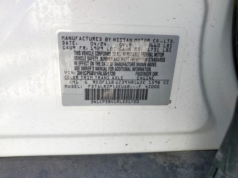 2024 NISSAN KICKS S - 3N1CP5BV1RL551720