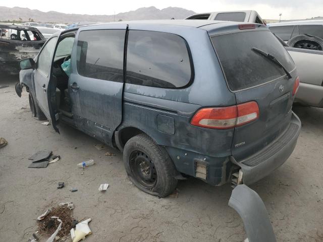 TOYOTA SIENNA CE 2001 green sports v gas 4T3ZF19C11U372226 photo #3