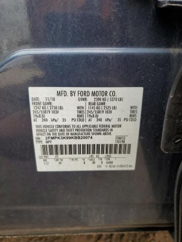 2019 FORD EDGE TITAN 2FMPK3K99KBB20074