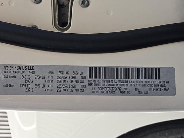 2019 DODGE JOURNEY GT 3C4PDDEG6KT764747