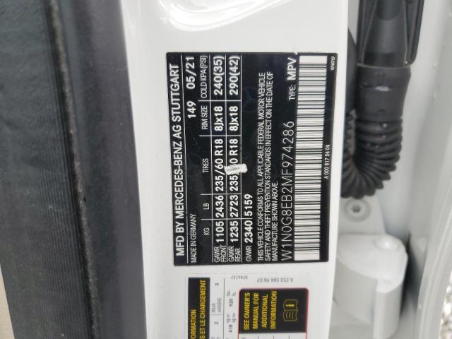 2021 MERCEDES-BENZ GLC 300 4M W1N0G8EB2MF974286