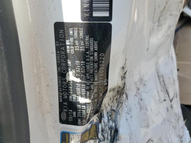 2015 KIA SEDONA EX KNDMC5C17F6032220