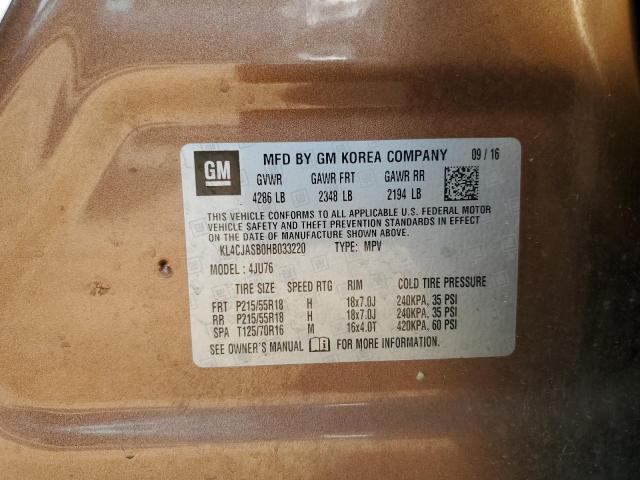 2017 BUICK ENCORE PRE KL4CJASB0HB033220