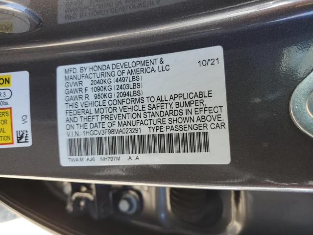 2021 HONDA ACCORD TOU 1HGCV3F98MA023291