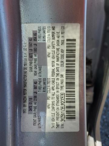 2018 MAZDA 3 TOURING 3MZBN1V36JM200539