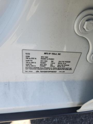 2023 TESLA MODEL Y 7SAYGDEF0PF902567