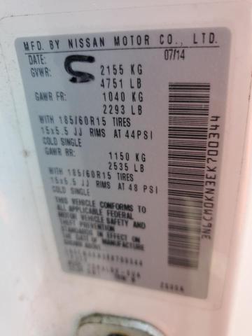 2014 NISSAN NV200 2.5S #3287898252