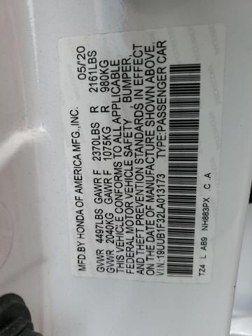 2020 ACURA TLX 19UUB1F32LA013173