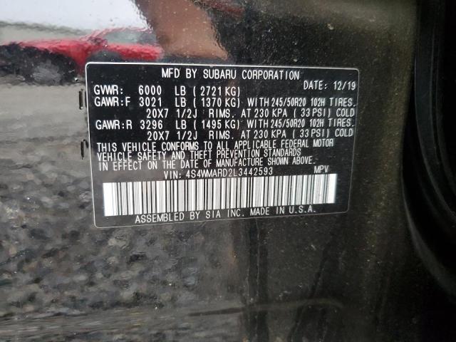 2020 SUBARU ASCENT TOU 4S4WMARD2L3442593