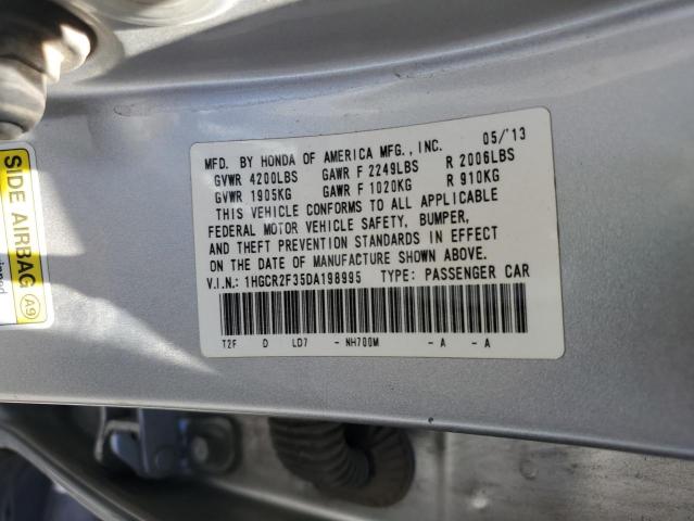2013 HONDA ACCORD LX - 1HGCR2F35DA198995