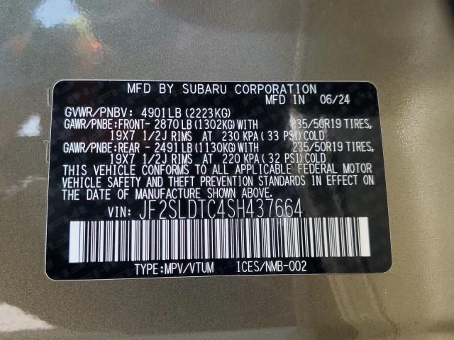 2025 SUBARU FORESTER T JF2SLDTC4SH437664