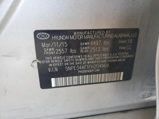 2015 HYUNDAI SONATA SPO 5NPE34AF1FH204969