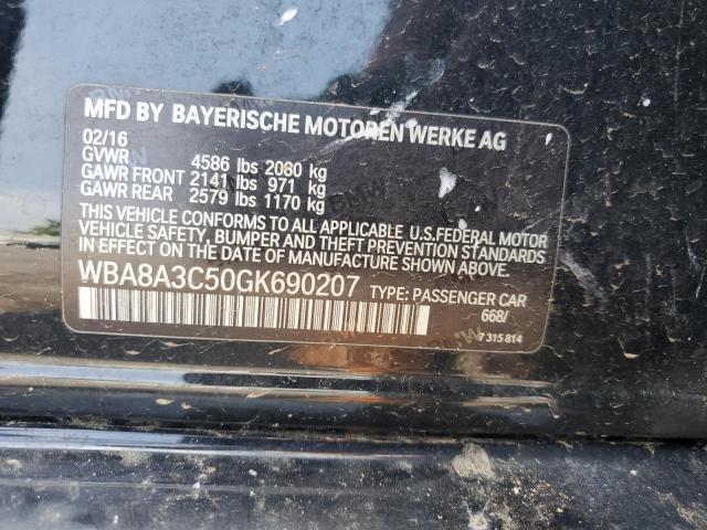 2016 BMW 320 XI WBA8A3C50GK690207