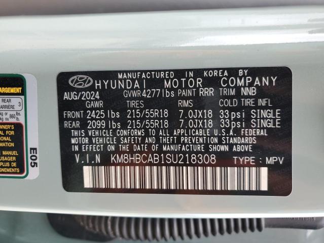 2025 HYUNDAI KONA SEL KM8HBCAB1SU218308