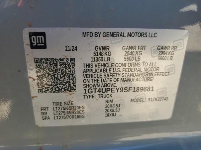 2025 GMC SIERRA K25 1GT4UPEY9SF189681