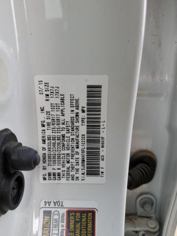 2015 HONDA CR-V EXL 5J6RM4H79FL102306