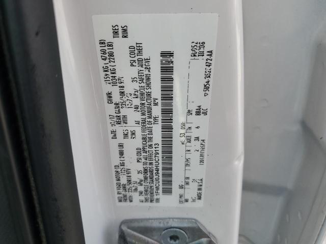 2017 FORD ESCAPE TIT 1FMCU0J94HUC79113