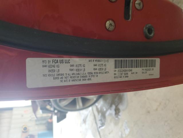 2016 DODGE CHALLENGER - 2C3CDZAG8GH143046