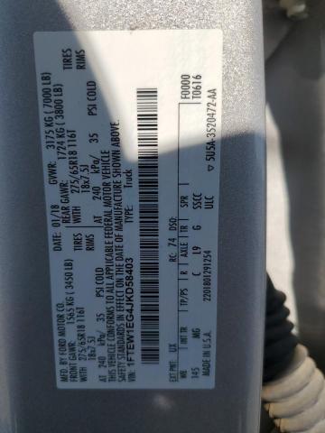 2018 FORD F150 SUPER 1FTEW1EG4JKD58403