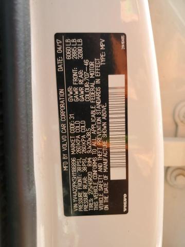 2017 VOLVO XC90 T6 YV4A22PK5H1186896