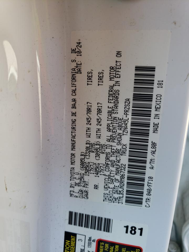 TOYOTA TACOMA DOUBLE CAB