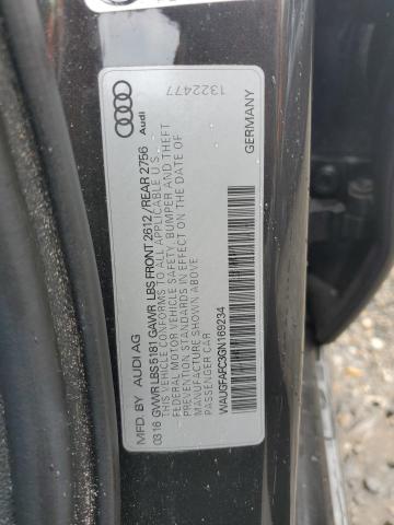 2016 AUDI A6 PREMIUM WAUGFAFC3GN169234