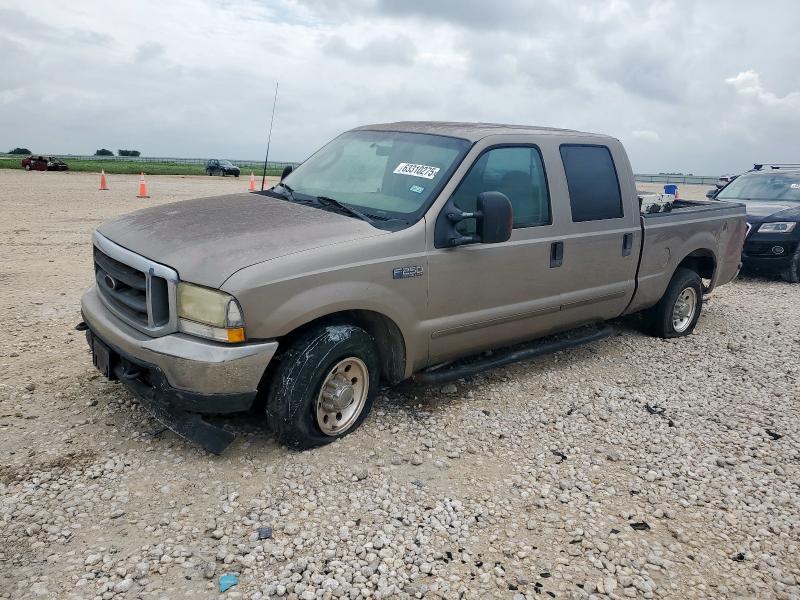 FORD F250 SUPER 2003 tan  gas 1FTNW20L53EC18873 photo #1