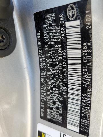 2018 TOYOTA CAMRY L - 4T1B11HK4JU127096