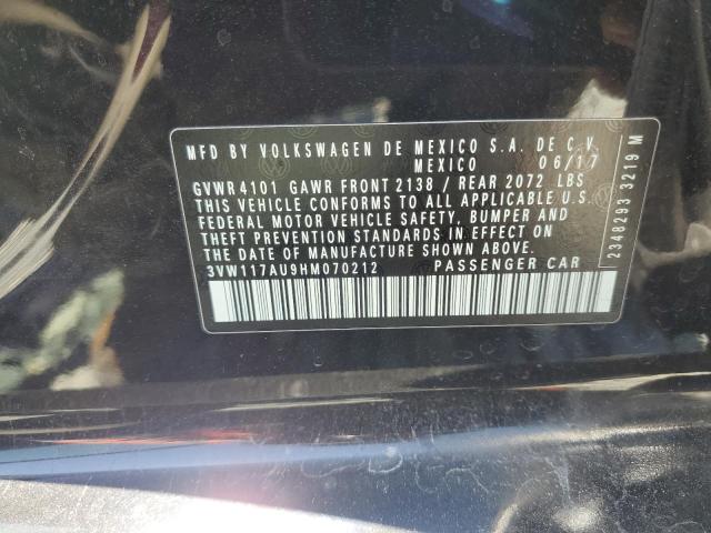 2017 VOLKSWAGEN GOLF S 3VW117AU9HM070212